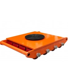 Đội con rùa nâng di chuyển hàng 12 tấn có bàn tròn xoay, 8 bánh xe pu8070