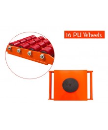 Rùa chuyển hàng 24 tấn có 16 bánh xe PU, bàn tròn xoay 360 độ