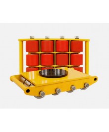 Rùa nâng chuyển hàng nặng 18 tấn có bàn tròn xoay, 12 bánh xe di chuyển