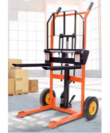 Xe nâng đẩy 2 càng 200kg lên cao 90cm bánh lớn giá rẻ tại TPHCM