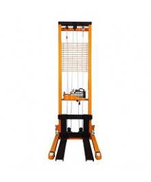 Xe nâng hàng bằng tời điện 1 tấn nâng cao 1.6m, sử đụng motor điện kéo cáp 220V